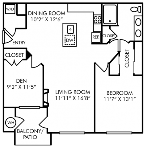 A1J floor plan