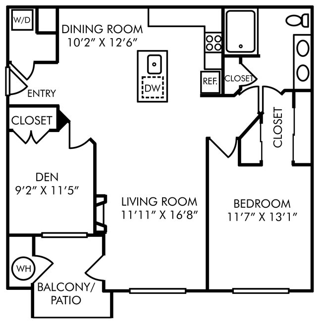A1J floor plan