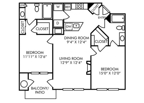 B2A floor plan